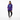 African female model in purple hoodie