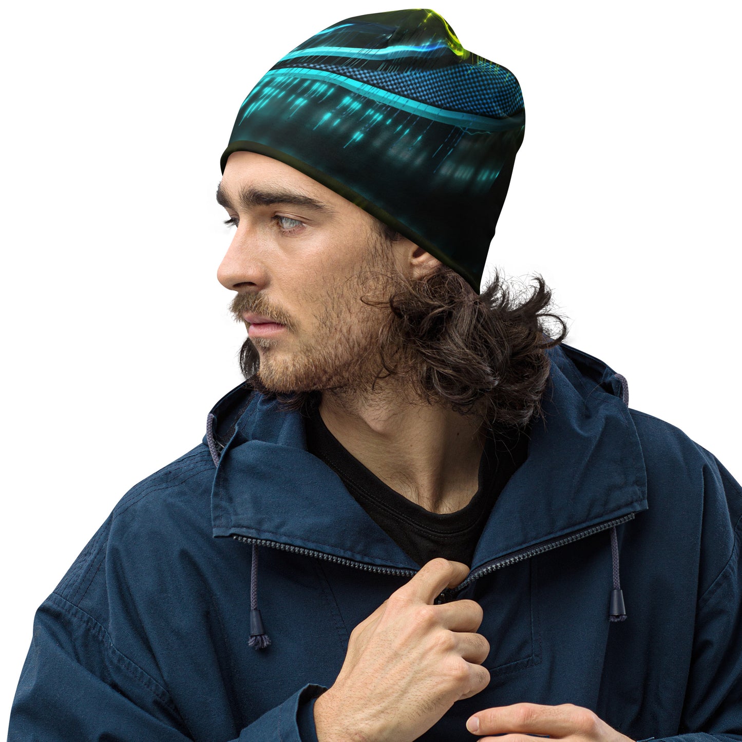 Surfxion Logo All-Over Print Beanie