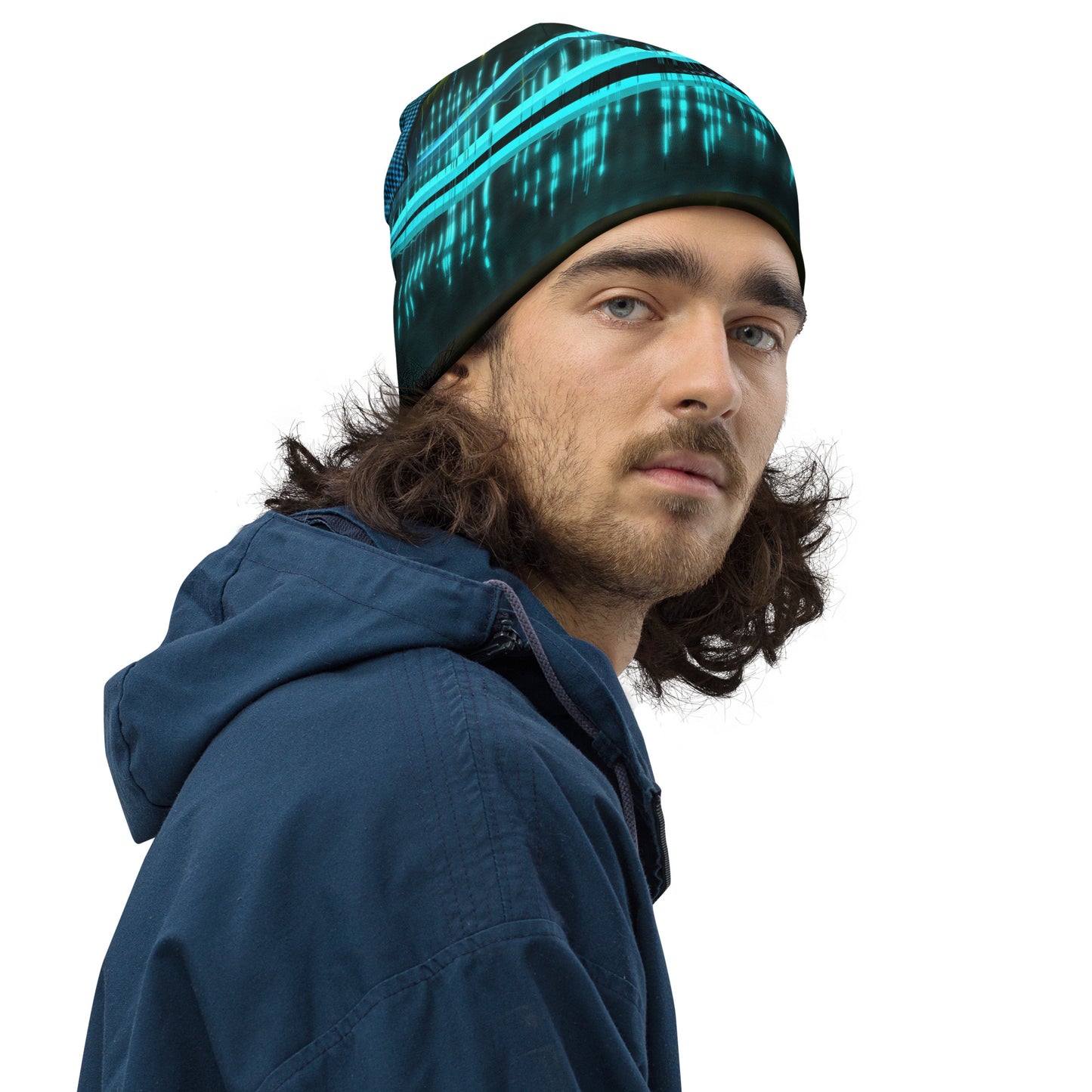 Surfxion Logo All-Over Print Beanie