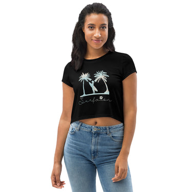 Poetic Surfer Crop Tee
