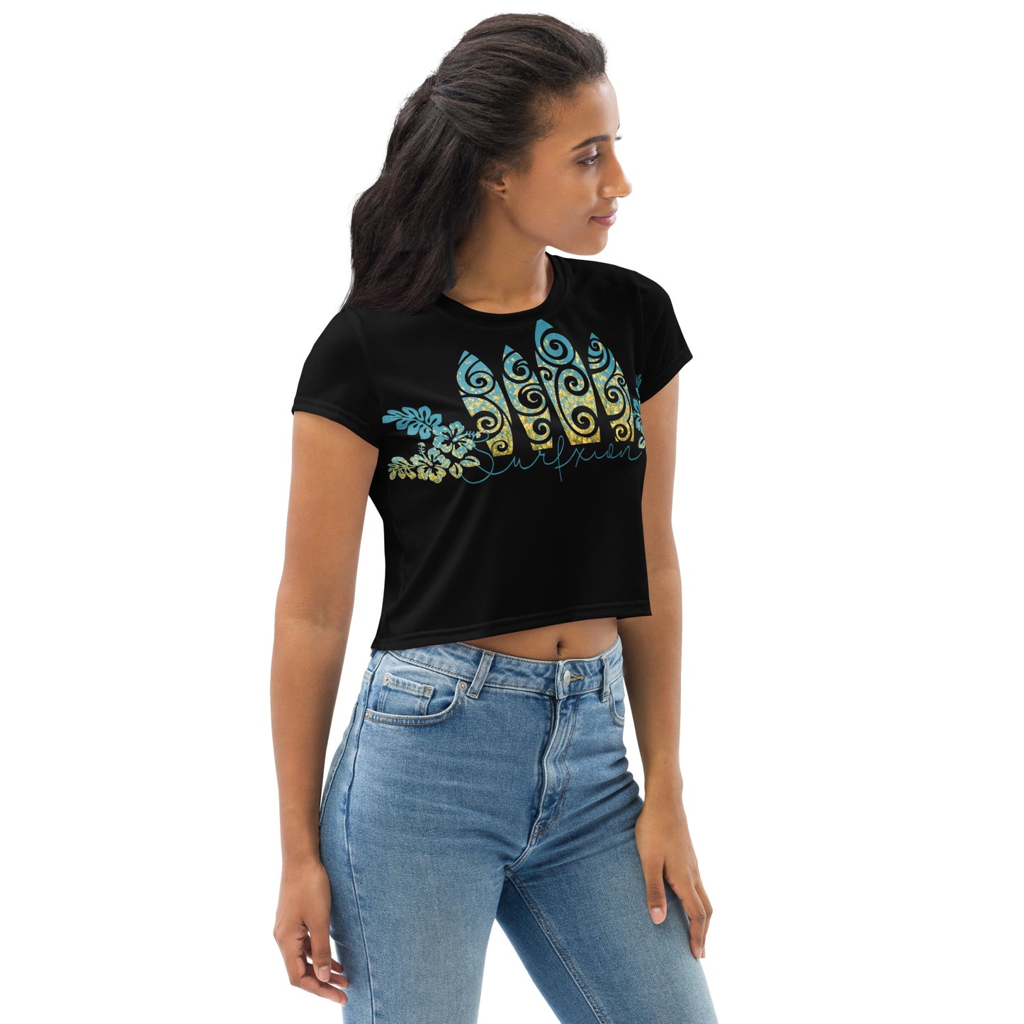 Hawaii-Surf Crop Tee