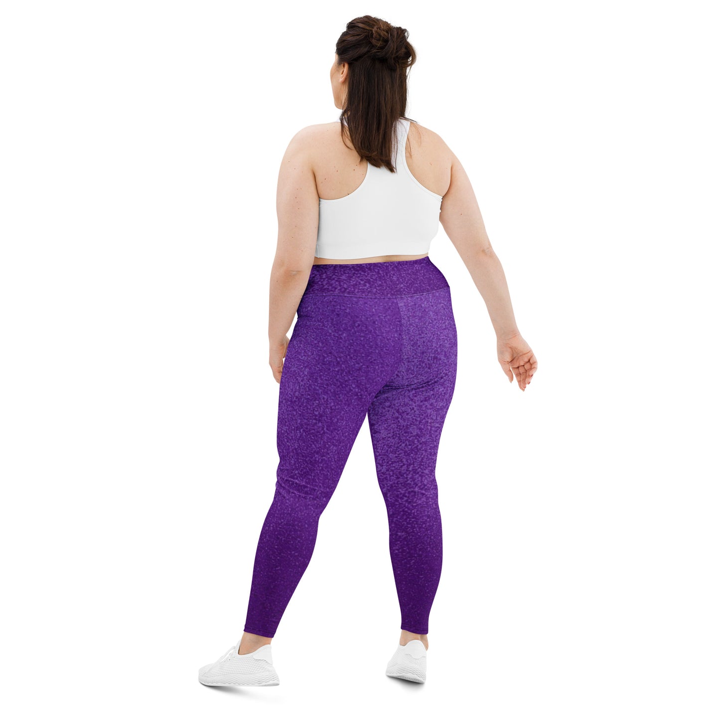 Fun Purple Plus Size Leggings