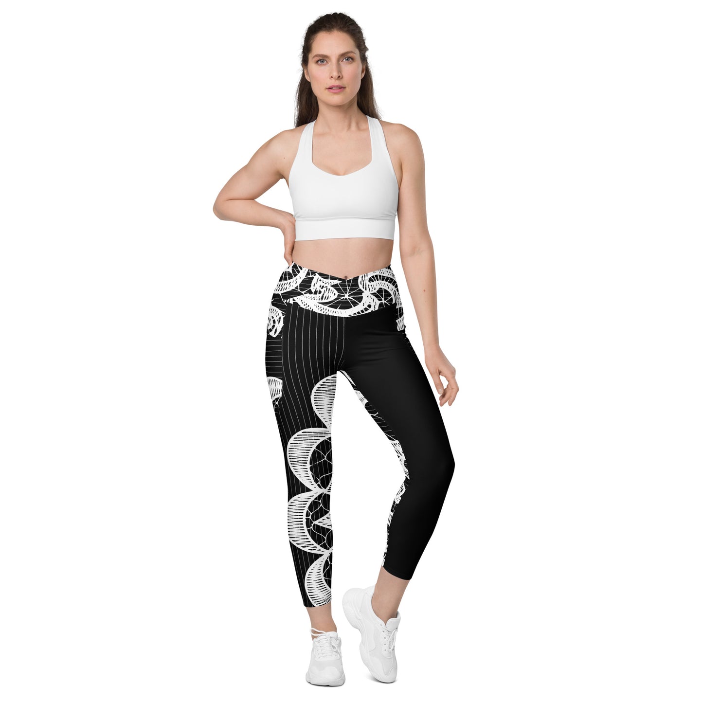Aeri Crossover leggings with pockets
