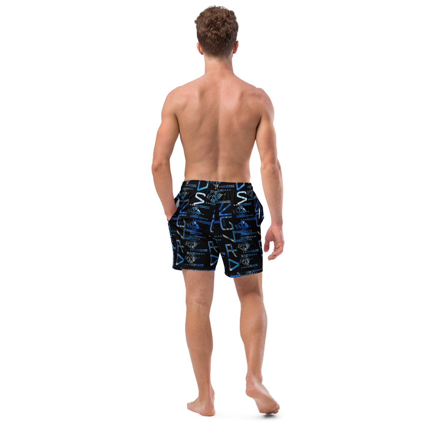 African Native Men's swim trunks