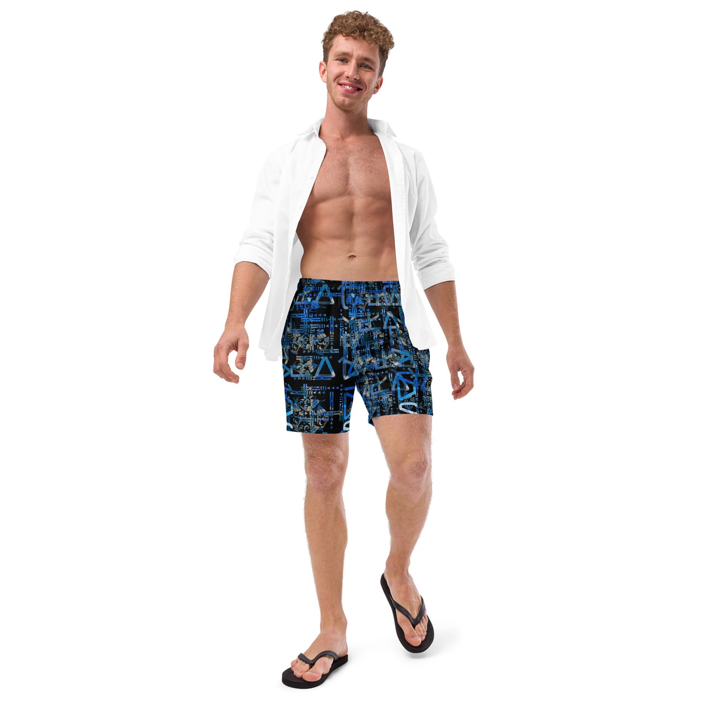 African Native Men's swim trunks