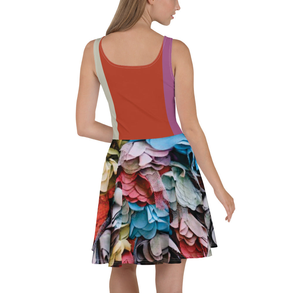 Hearts & Florals Skater Dress