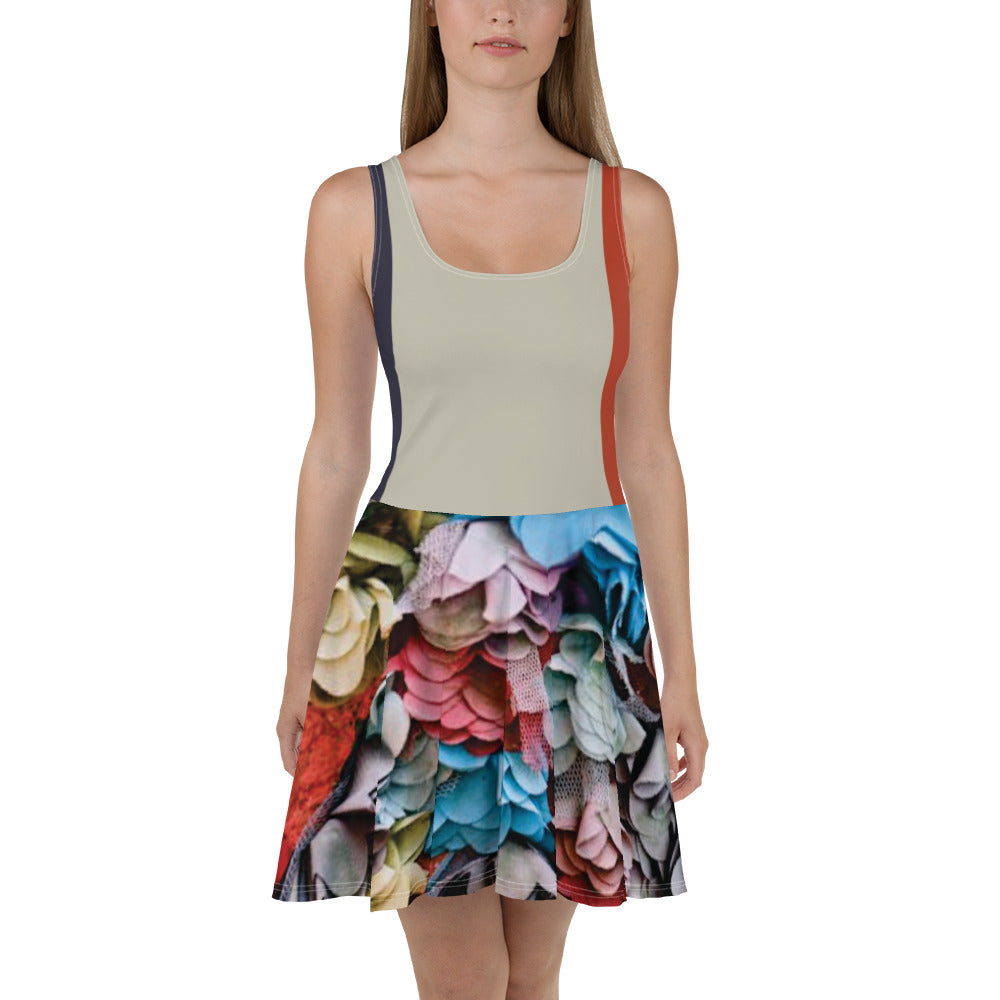 Hearts & Florals Skater Dress