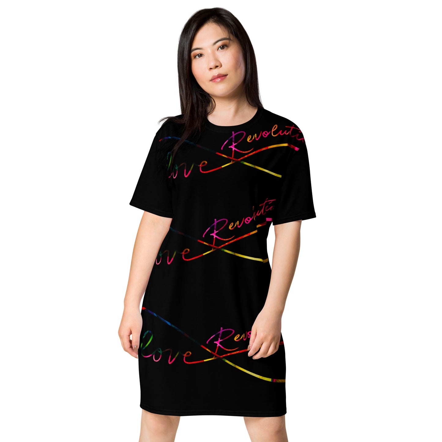 Love Revolution T-shirt dress