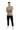 All-over print tee front confident stance