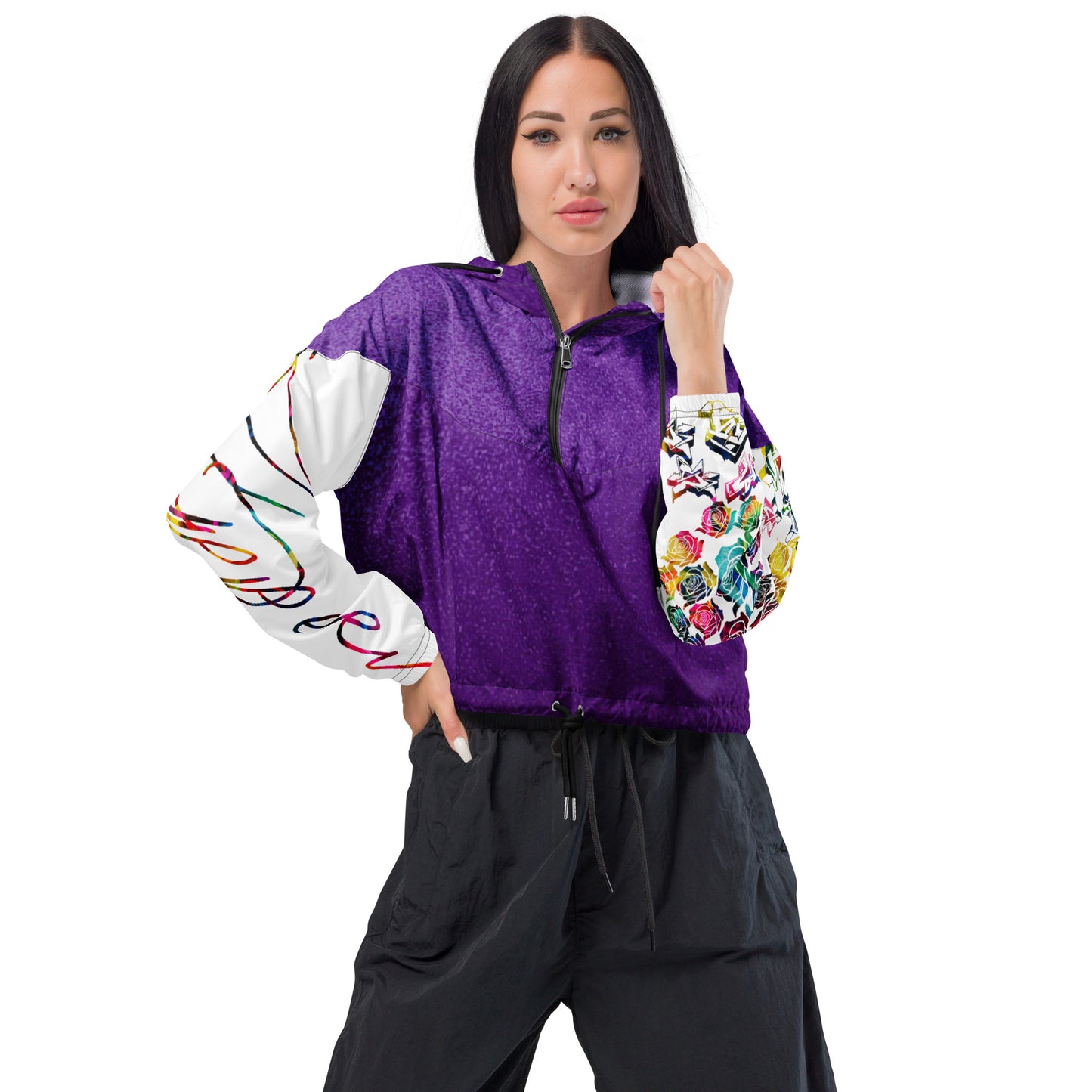Give Me Bold Women’s cropped windbreaker