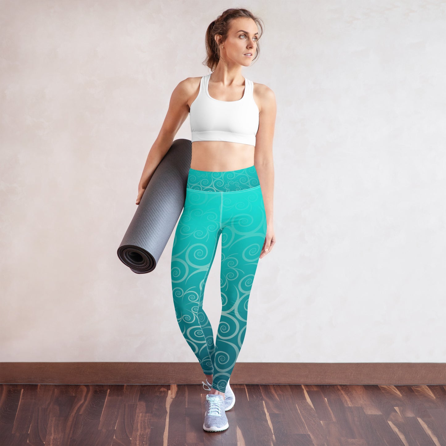 Surfxion Aquamarine Yoga Leggings