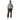 Alppeer Performance Track Joggers - Black male model with dreadlocks