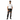 Alppeer Performance Track Joggers - Latino male model with white tee