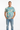 ALPPEER tropical skull print tee casual pose