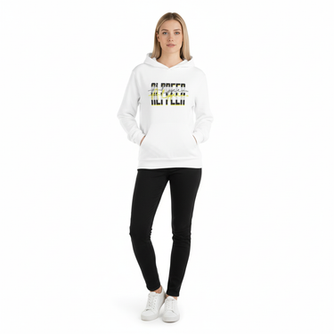 Athleisure - white hoodie with joggers