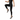 Athletic one-leg pose