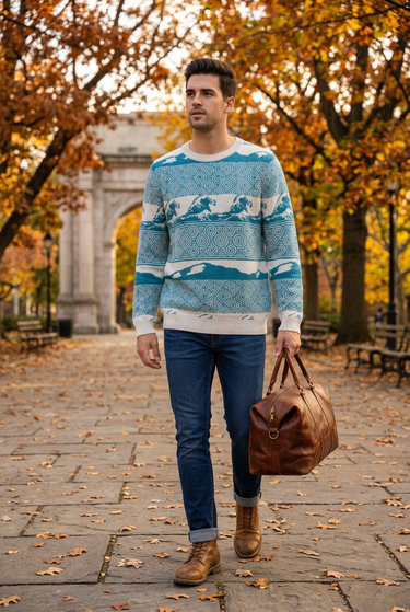 Autumn city editorial