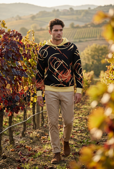 Autumn vineyard editorial