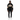Black ALPPEER hoodie - male model