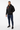 Black ALPPEER Hoodie with Navy Joggers - Full Body