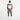 Black male model - cargo shorts back