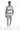 Black male model with gray joggers