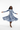 Black model twirling