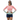 Black model with navy board shorts