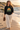 Black sweatshirt with linen pants