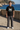 Black tee with cargo trousers