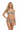 Blonde female model confident pose