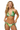 Blonde female model playful