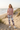 Blonde model, beach dunes