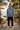 Blue jean sweatshirt with selected model