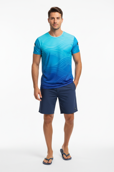 Board shorts look 2 - Navy board shorts