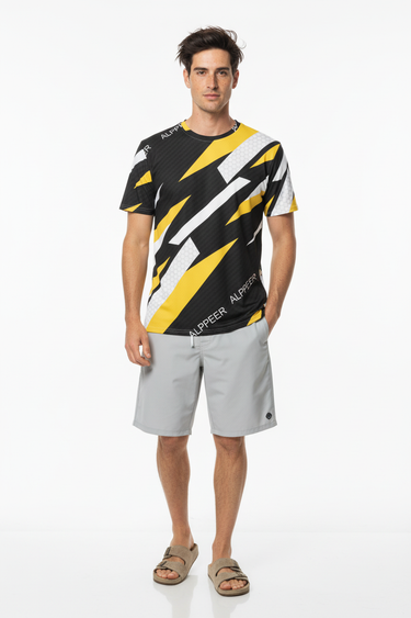 Board shorts look 3 - Gray board shorts