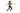 Boy jumping pose
