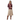 Burgundy Parisian sweater with pleated midi skirt