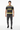 Camo T-Shirt with Charcoal Joggers - Full Body