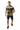 Camo T-Shirt with Navy Exercise Shorts - Full Body