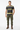 Camo T-Shirt with Olive Cargo Pants - Full Body