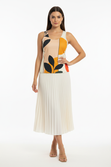 Chic Midi Skirt Look