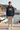 Classic Navy hoodie with linen trousers