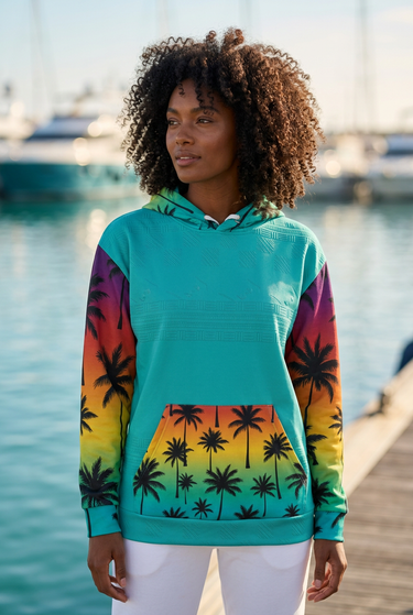 Coastal waist-up editorial