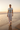 Crop Tee — White Linen Pants, Golden Hour
