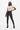 Crop tee with black leather pants