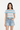 Crop Tee with Jean Shorts - Front