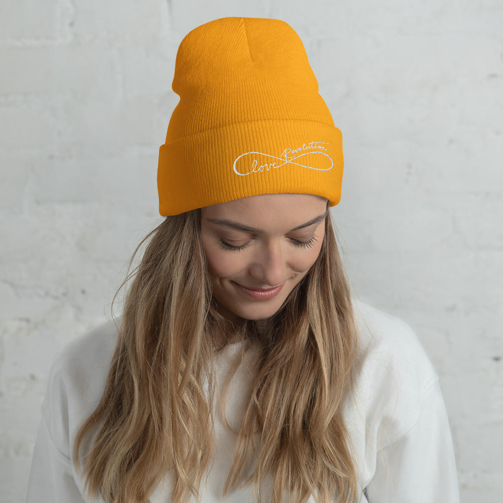 Surfxion-love revolution Cuffed Beanie