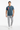 Deep Teal ALPPEER Tee with Gray Joggers - Full Body