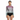 East Asian model with black swim shorts